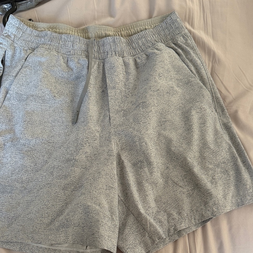 Lululemon Athletica Light Gray Athletic Shorts